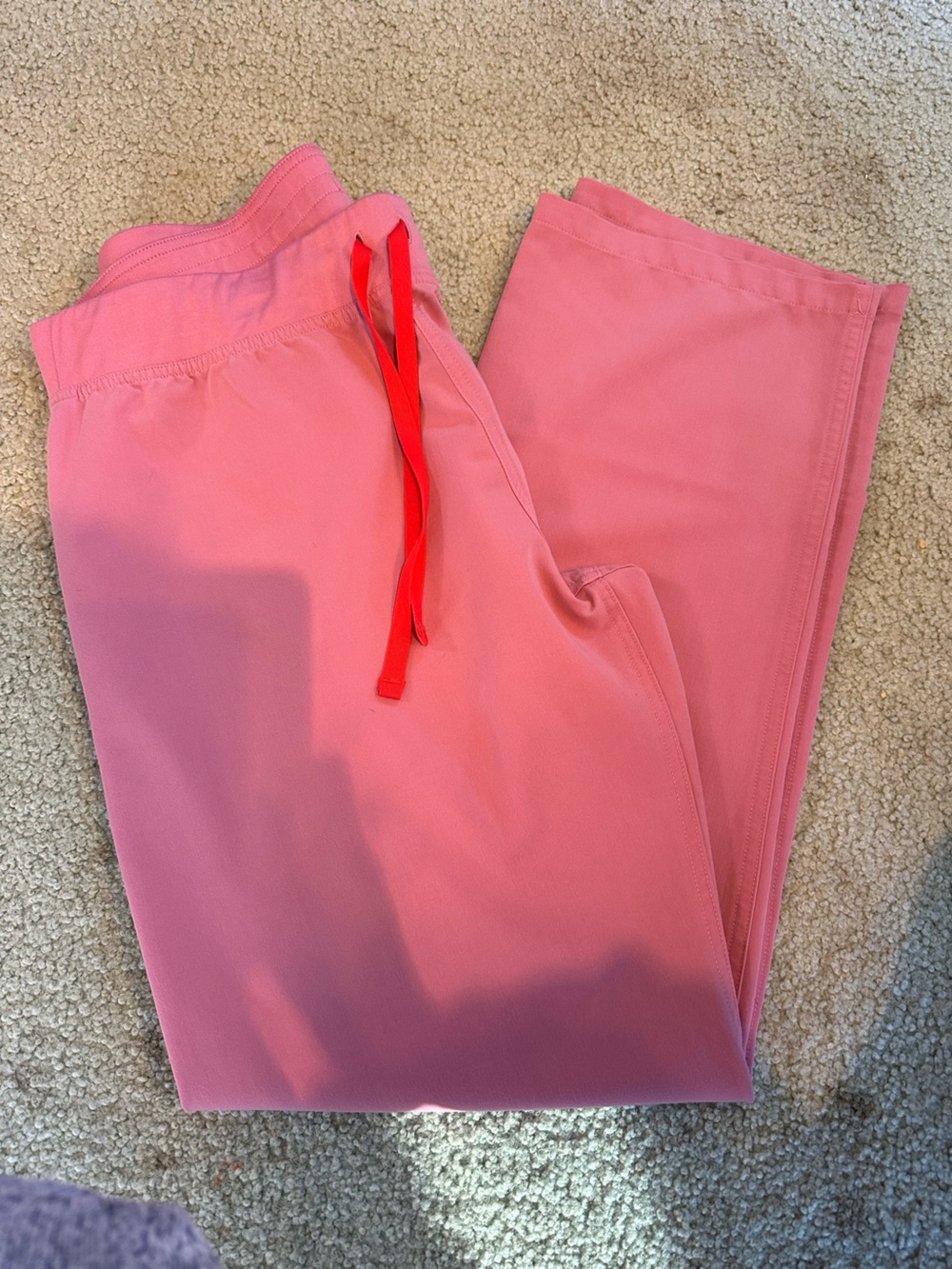 Chalk Pink FIGS Livingston Drawstring Scrub Pants